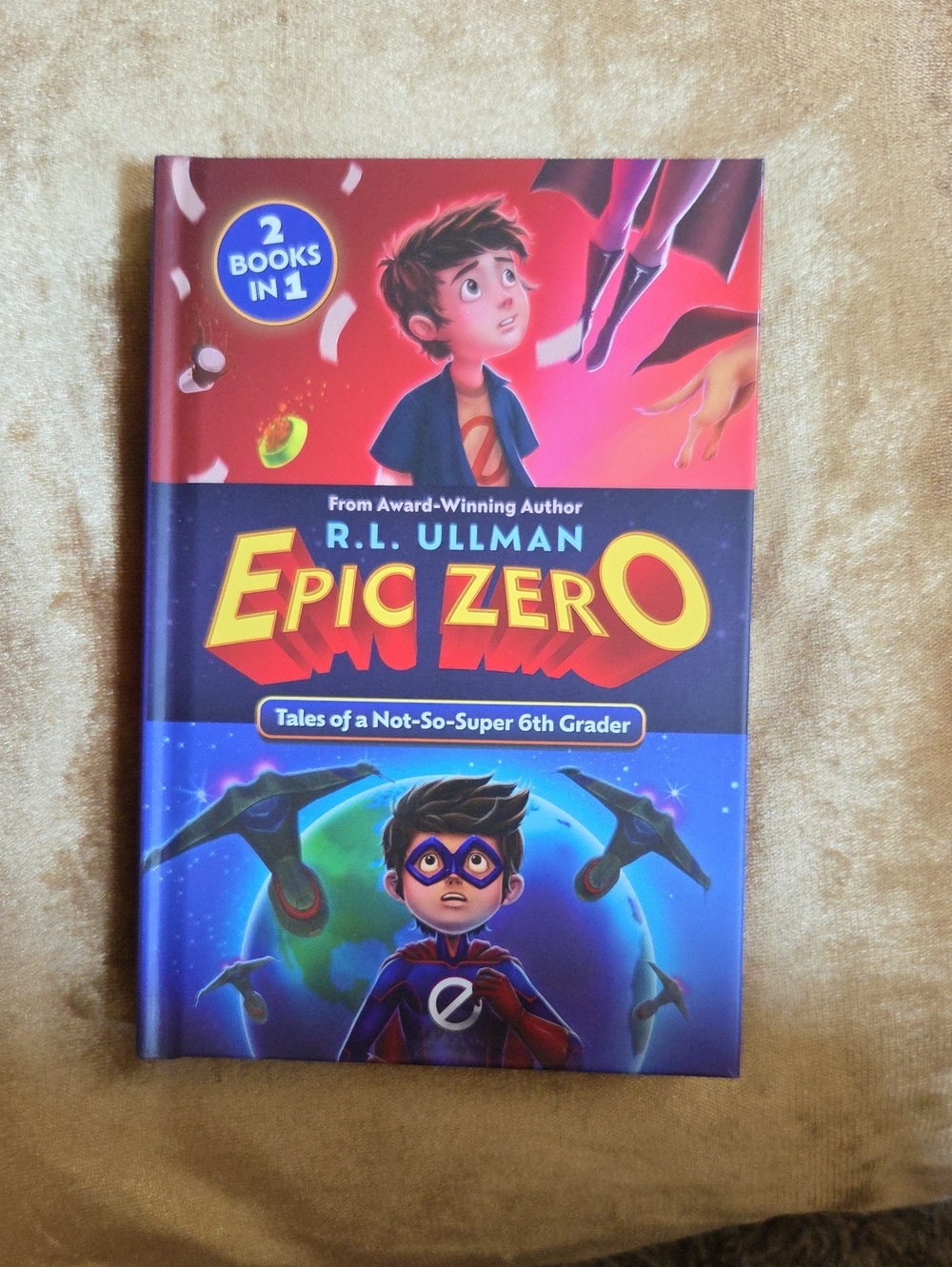 Epic Zero by R.L. Ullman - Bright Red & Blue Kids Hardcover
